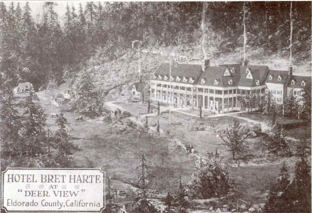 Deer View and Hotel Bret Harte bird-s-eye view