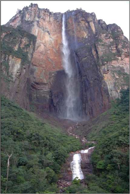 Angel Falls from base viewpoint