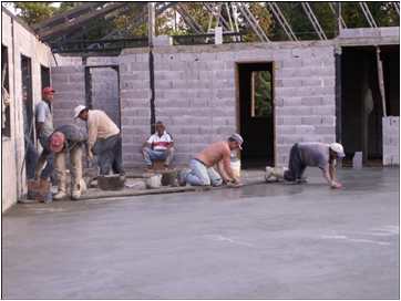 IRR cafeteria under construction in Venezuela