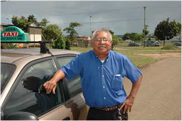 Taxi driver "Caminito" in Puerto Ordaz