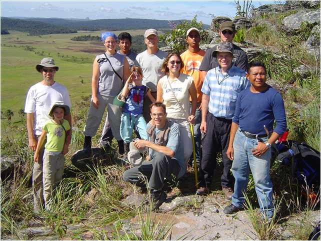 IRR group hiking to Caracol village in Venezuela