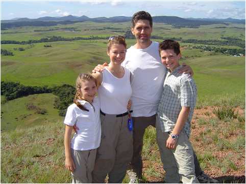 Tessa, Carol, Brent & Brenty Hildebrand in Venezuela