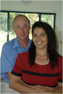 Bob & Neiba Norton at AMA mission plane base near Maurak, Venezuela