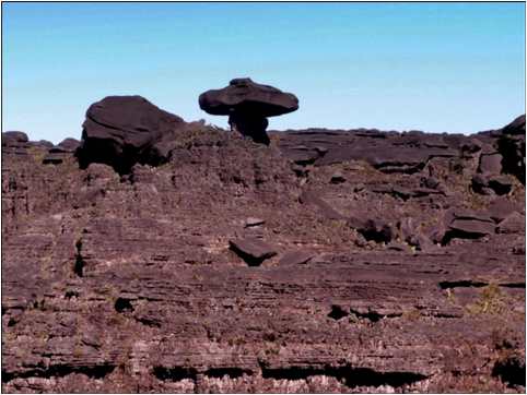 Rock formations on Mt. Roraima