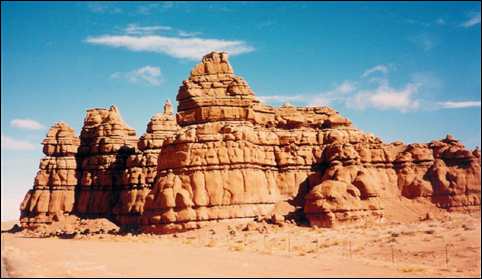 Sandstone formations near Hanksville, Utah