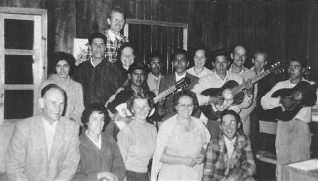 Colegio Linda Vista staff in the early 1960's
