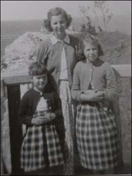 Ellen, Betty and Eileen Adams
