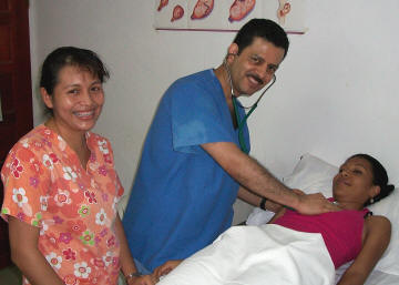 Ultrasound at La Loma Luz Hospital in Belize