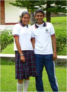 Students at Linda Vista University in Chiapas, Mexico