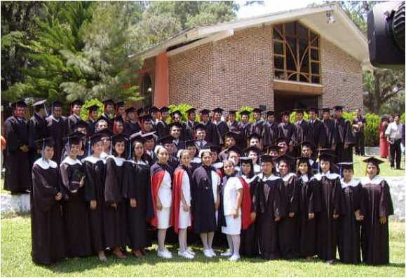 Graduates from Linda Vista University in Chiapas, Mexico